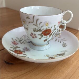 Japanese bone china Teacup and Saucer Set